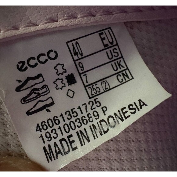 ECCO Soft 7 Runner Women's Perforated Sneakers Shoes Size EU 40 US 9-9.5 Leather - Picture 10 of 11